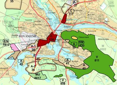 9 3.2 Suunnittelutilanne 3.2.1 Kaava-aluetta koskevat suunnitelmat, päätökset ja selvitykset Maakuntakaava Alue kuuluu Rovaniemen maakuntakaava-alueeseen.