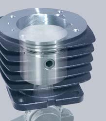 Teollisuusmäntäkompressorit Laadukas KAESERkompressorilohko KAESER-kompressorilohkot valmistetaan erittäin korkealaatuisista