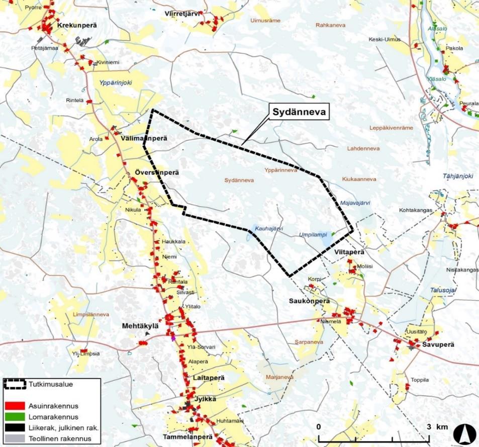 Pyhäjoen Sydänneva Vuonna 2015 osana laajempaa tutkimuskokonaisuutta Geologian tutkimuskeskus tarkasteli Pyhäjoen aluetta geologisin perustein