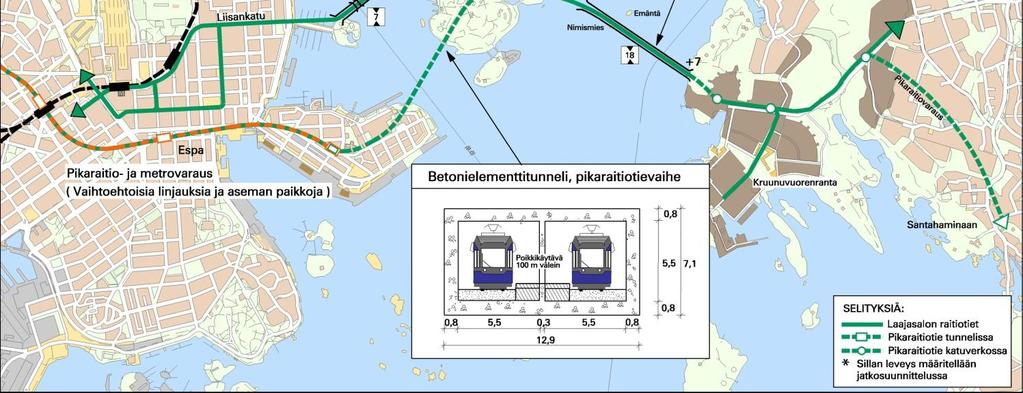 Ratkaisu vaikuttaa siten myös Vartiosaareen mahdollisesti tulevien asukkaiden päivittäiseen liikkumiseen. Helsingin kaupunginvaltuusto hyväksyi kokouksessaan 24.