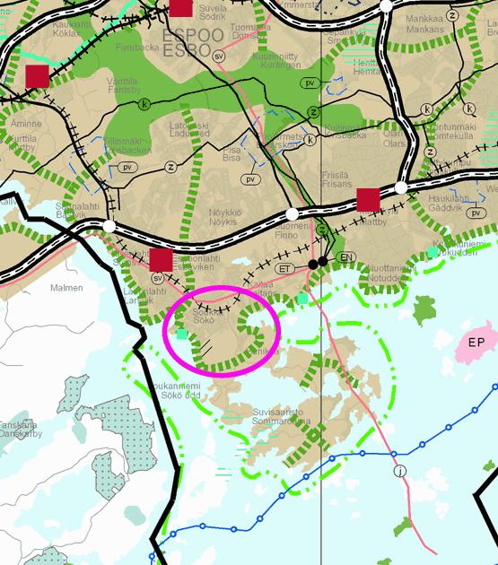 2 (5) LÄHTÖTIEDOT Kaavoitustilanne Maakuntakaava Uudenmaan maakuntakaavassa (vahvistettu 8.11.