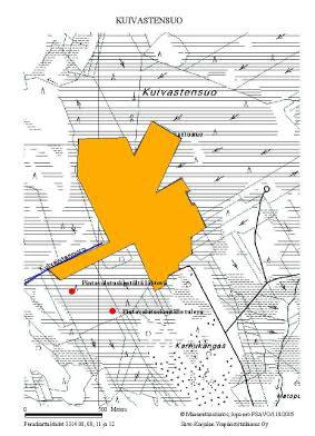 KUIVASTENSUO Kuormitustarkkailun toimivuus 2014 Ei ongelmia Vähäisiä ongelmia Vakavia ongelmia Virtaaman mittaus ja näytteenotto toteutuivat tarkkailuohjelman mukaisesti.