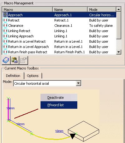 Cutter Compensation on Prismatic Machining Operations (Catia) The activation/deactivation of cutter compensation is available by using NC macros on these operations.
