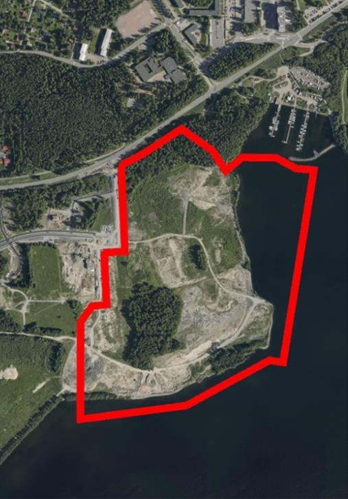 rakenteilla olevaan Lentävänniemen eteläosan kerrostalokortteleihin ja Nokelanpuistoon. Suunnittelualueella ei sijaitse rakennuksia. Alueella on ollut sahatoimintaa 1800-luvun lopulta 1970-luvulle.