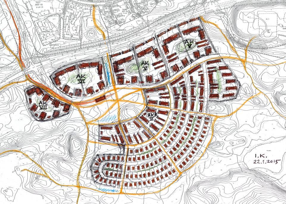 21 6. SUOSITUS JATKOSUUNNITTELUUN Hervantajärven linjaus on lähes jokaisen vertailutekijän suhteen Arkkitehdinkadunkadun linjausta parempi.