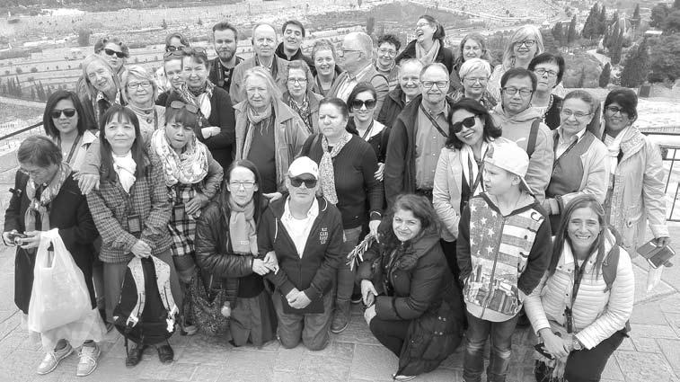 Viikon matkasta puolet olimme Galileassa tukikohtanamme katolinen toimintakeskus Domus Galilaeae. Loppuviikon vietimme Jerusalemissa.