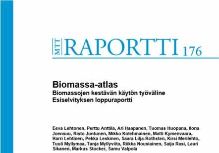 Lisätietoja Biomassa-atlas