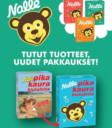 Nalle-brändi uudistui Perinteinen puurobrändi asemoitiin vahvemmin