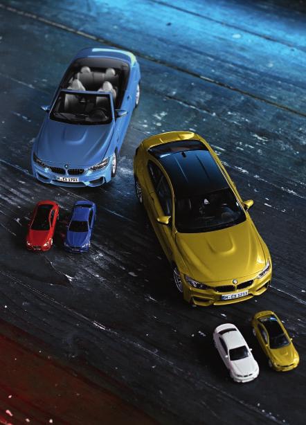 Mittakaava 1:18 Mineral Grey Austin Yellow Yas Marina Blue 80 43 2 339 610 80 43 2 339 611 80 43 2 339 612 BMW M Car Collection -setti.