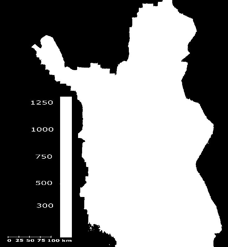 Aineiston tarkemmassa analyysissä on havaittu, että Lapin männyn metsänraja sijaitsi vuosituhansia sitten 200 m nykyistä korkeammalla ja 80 km pohjoisempana verrattuna (sininen viiva).