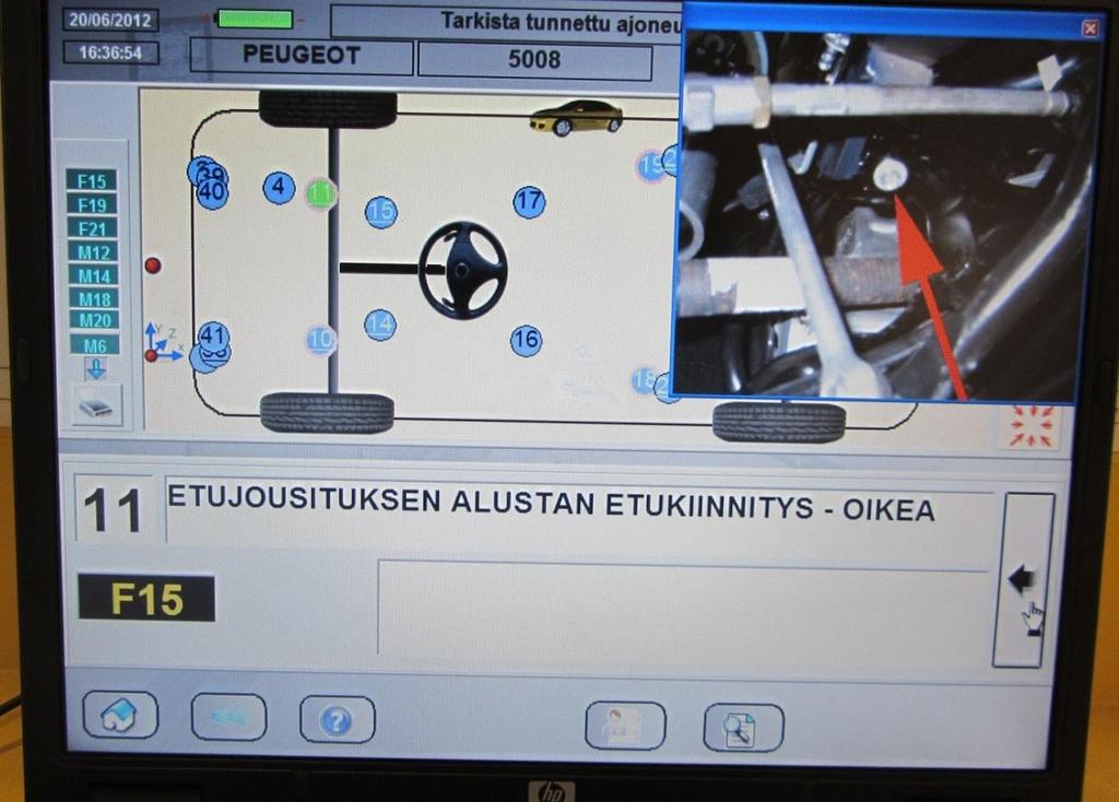 68 Kuva 58. Näkymä mittalaitteen ohjelmiston jumittuessa. Laitteistoa yritettiin saada toimintakuntoon useaan kertaan välillä aloittaen kokonaan alusta.