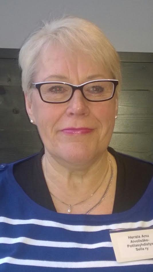 ~PUHEENJOHTAJAN HAASTATTELU~ Kuka olet ja miten pitkään olet toiminut Aivolisäke-potilasyhdistys Sella ry:n hallituksessa? - Olen Anu Herala ja olen toiminut Sellan hallituksessa vuodesta 2009 alkaen.