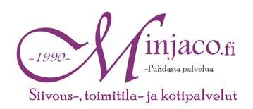 etusisäkansi SEURAKUNNAT Mäntsälän seurakunta, ks. sivu 80 SIIVOUS 040 751 0812, 040 482 0988 minjaco@minjaco.fi Maisalantie 2 B, 04600 Mäntsälä Tilausravintolat, ks.