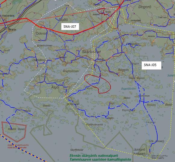 37 Kuva 15 Kuvassa on esitettynä SNA sähköasemalle tehtävän jännitevaihdon osakokonaisuudet lähdöille SNA-J05 ja SNA-J07.