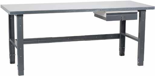 Työkalusteet Raskas työpöytä Pöytälevyn mitat 2000x800 mm Pöytälevyn paksuus 44 mm.