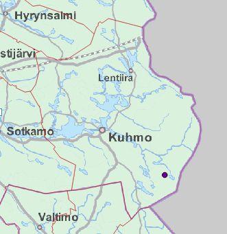 Sijainti Kohde sijaitsee lähellä Venäjän rajaa Kuusijärven luoteispuolella. Kohde rajautuu eteläosastaan Issakan Natura2000-alueeseen.