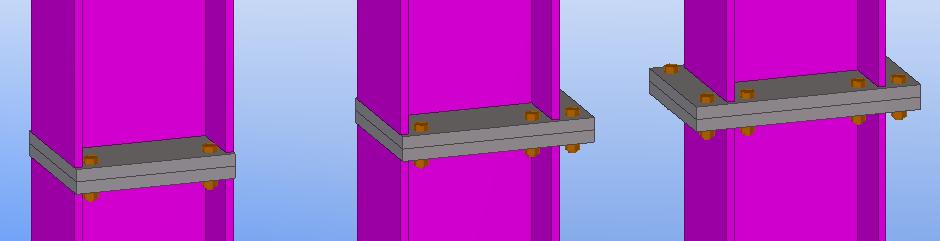 3.3 Tekla Structures custom-komponentti 3.3.1 Pilarin jatkosliitos Opinnäytetyössä tehdään yksi päätylevyjatkosliitos teräspilarille, joka voi olla valssattu avoprofiili.