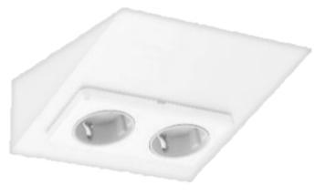 tilalle Värilämpötila 4050 K (cool white) Asennetaan