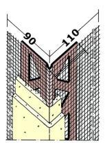 jousto-ominaisuuksilla Materiaali PVC Pituus 2500 tai 3000 mm Saumatiivistenauha STR Eristekiinnike