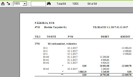 TIEDOSTOON TULOSTUS