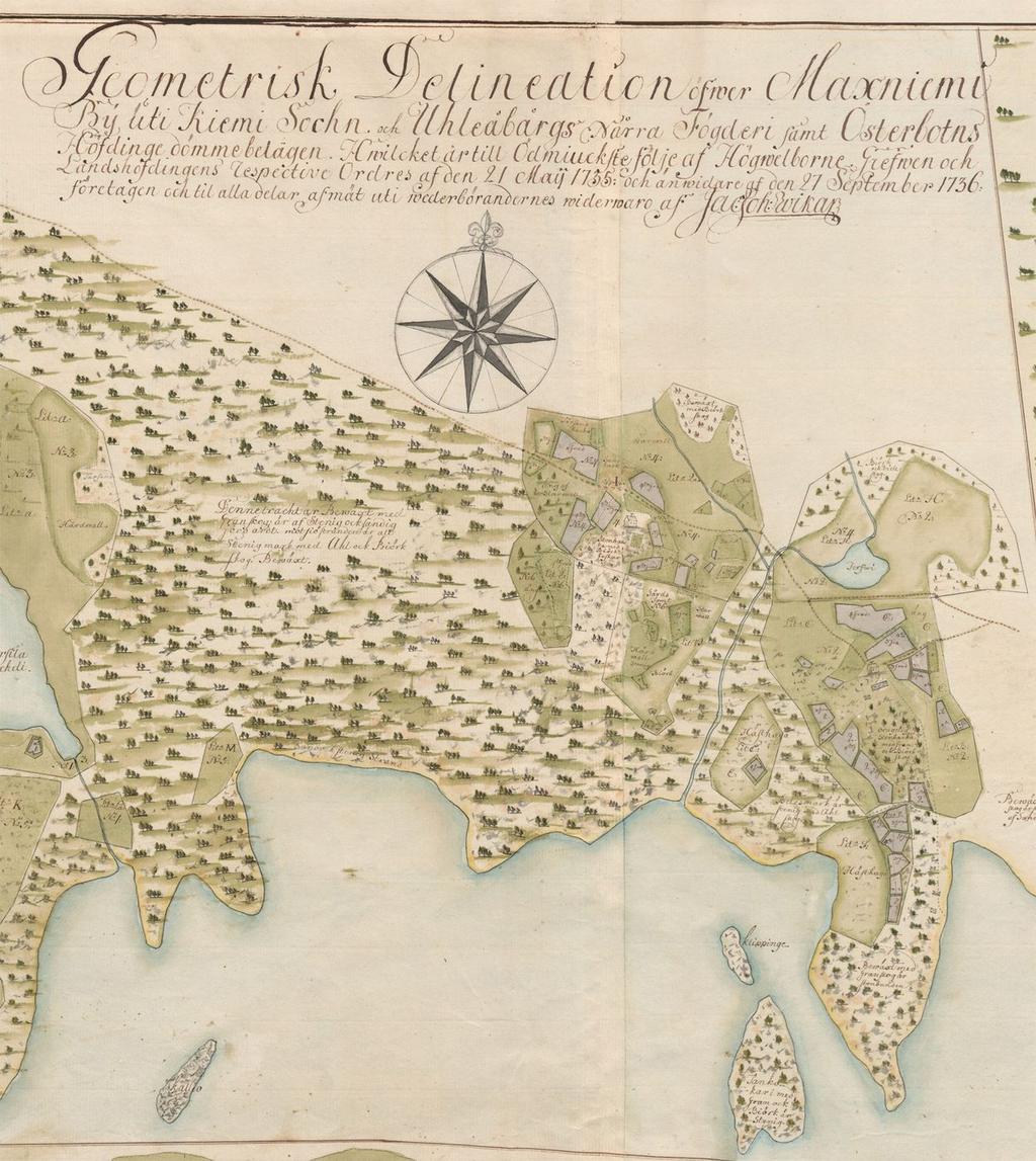 10 4. Alueen Pohjanmaan rantatien ja asutushistoriaa Pohjanmaan rantatie oli kunnostettu 1660-luvun puoliväliin mennessä kärrytieksi Ouluun asti.