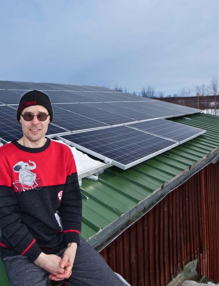 kiinnostusta tehdä itse jotain kestävän energiantuotannon lisäämiseksi.