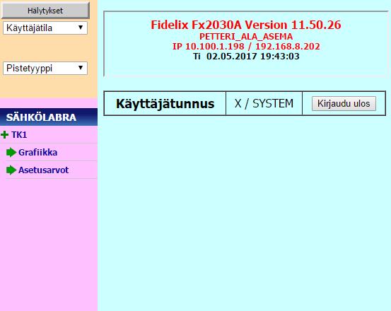 18 Kun haluttu valikko on luotu pitää muistaa painaa Talleta -painiketta, joka on valikon alapuolella.