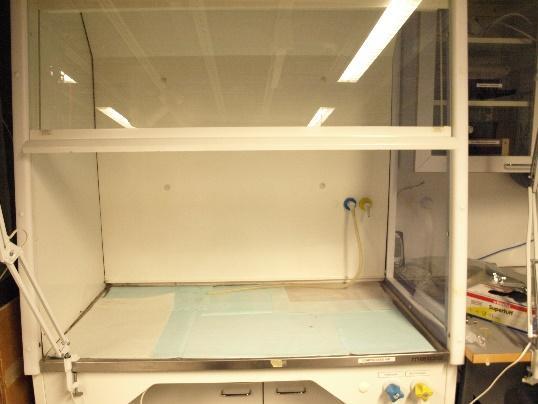 LABORATORY SAFETY, FUME HOOD Fume hood is safety technology which is used to protect humans from harmful fumes and dust. Example: glueing Do not store anything on the fume hood.