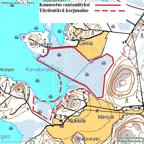 C. Askainen Askaisten osa alueelta erottui mahdollisiksi hoitokohteiksi Karvatinlahti (kartta 19) ja pohjoisempi Iiroistenlahti (kartta20).