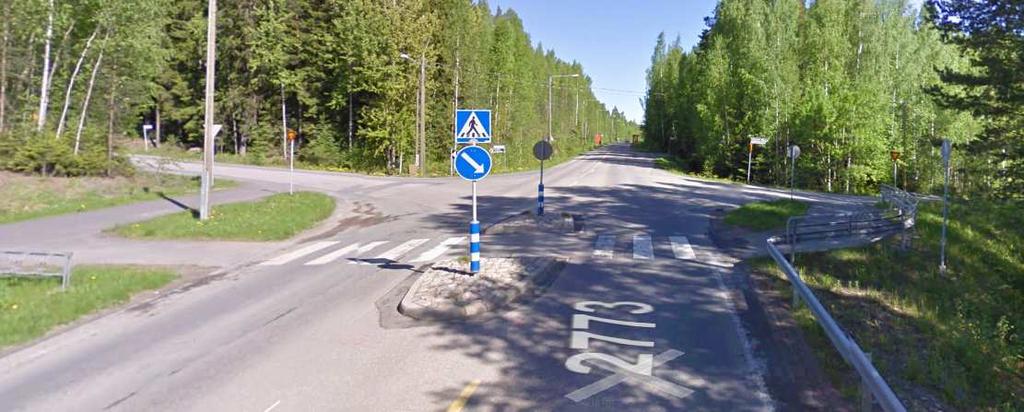 Polkupyöräilijän kuolemaan johtaneet tieliikenneonnettomuudet vuosina 2011-2015 13 Ylöjärven turmaristeyksen liikennejärjestely on myös melko erikoinen.