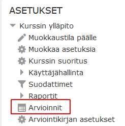 Arvioijan raportti = Yhteenveto verkkokurssista (kaikkien