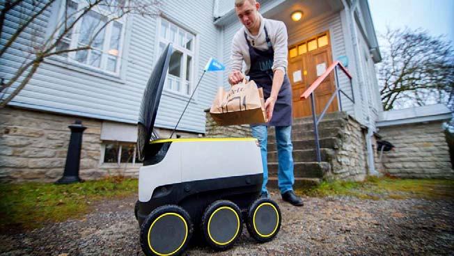 Teknologia Wolt robottilähetti (Tallinna) Suomalainen start up yritys, joka tekee yhteistyötä robotiikkaan erikoistuneen Starship Technologies -nimisen yrityksen kanssa.