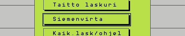 Siemen-/lannoitevirran valvonta Diagnoosi 1 1 3 2 5 4 Diagnoosi 1 Jos siemen- tai lannoitevirtamouuli on tunnistettu, siemen- tai lannoitevirtavalvonnan iagnoosi