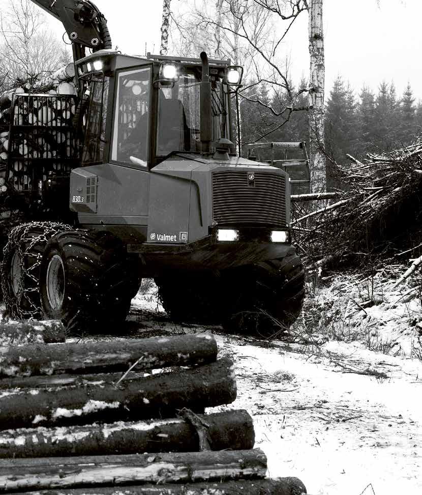 9 Metsä-, maatalousja urakointikoneet Piggelin-Flex, SR-Flex ja Gunntrack ovat suosituimpia ketjumalleja Pohjolassa.