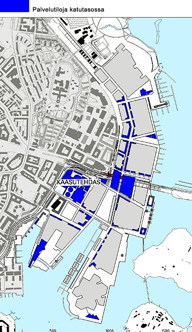 Sörnäisten alueen eli tulevan Kalasataman kaupunginosan alustavissa suunnitelmissa (esim.