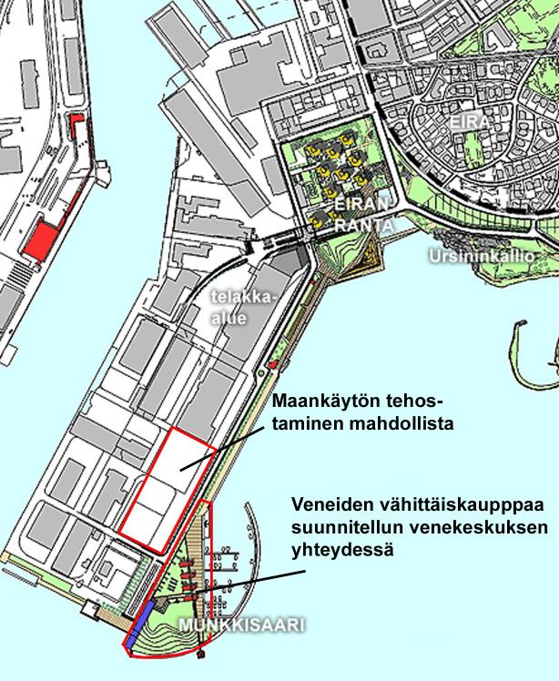 Veneilyn ja siihen liittyvän yritystoiminnan mahdollisuuksien ylläpitäminen ja edelleen kehittäminen Lauttasaaren alueella on jatkossakin tärkeää.
