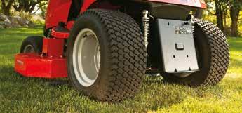 Twin engine. The full instrumentation dash board enhances the operators perfect mowing experience.