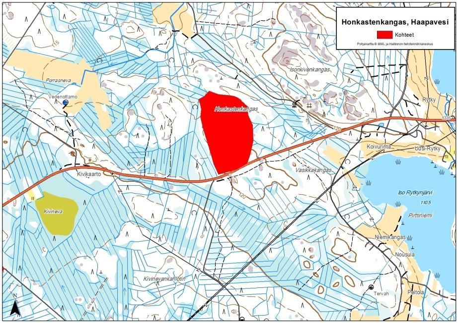 GEOLOGIAN TUTKIMUSKESKUS 10 4.1 Haapavesi Haapaveden alueella yleisimmät kivilajit ovat graniitti ja granodioriitti. Kartoitetut kohteet sijoittuvat tasaisesti koko kunnan alueelle.