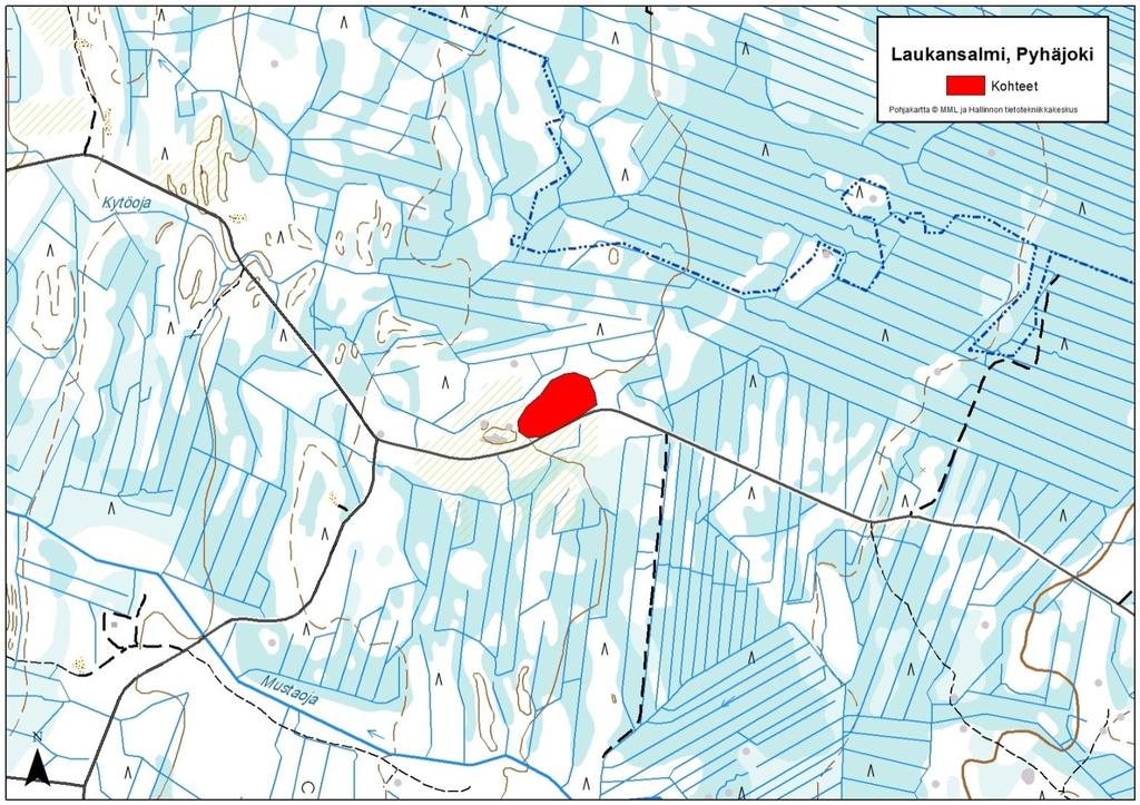 GEOLOGIAN TUTKIMUSKESKUS 16 Laukansalmi Kunta: Pyhäjoki Havaintotunnus: KRK2-2012-30 Koordinaatit: X:7157755; Y:3377925 Laatuluokka testattu TIEL95: II Pinta-ala: 150 x 50 m Kivilaji: Keskirakeista,