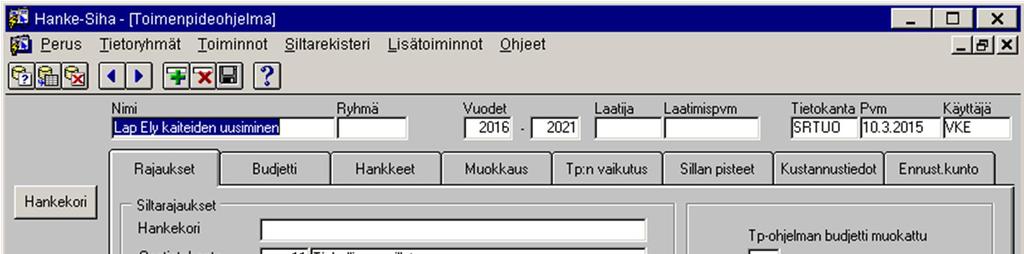 42 Kuvio 15. Siltojen toimenpideohjelman muodostaminen.