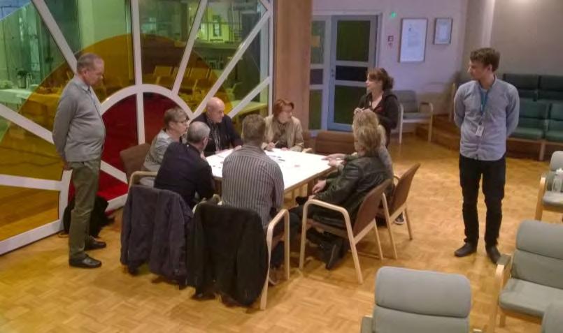 SIDOSRYHMÄTYÖSKENTELY 29.9.2016 järjestettiin kutsutilaisuutena sidosryhmätyöpaja, johon osallistui projektiryhmän lisäksi 13 henkilöä.