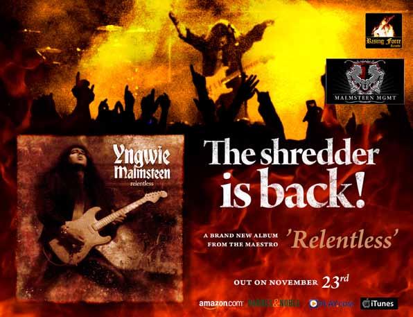 Yngwietä on kutsuttu koko uransa aikana shredderiksi eli silppuriksi, joka viittaa hänen aggressiiviseen ja eläimelliseen tapaansa soittaa kitaraansa.
