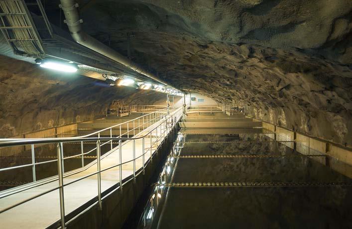 Helsingin ja lähiseudun juomavettä ja molemmat vedenpuhdistuslaitokset on kytketty kalliotunneliin. Energian siirrossa käytetään kalliotunneleita.