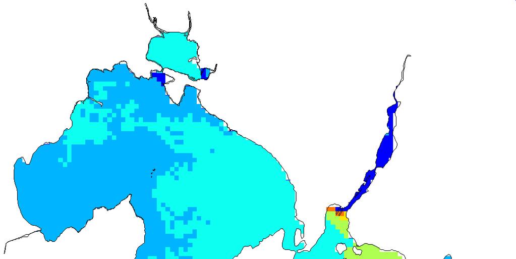 10/19 Tutkimus keskittyy Koivusaaren osayleiskaava-alueeseen, mutta viipymäsimuloinneissa täyttöihin otettiin mukaan suunnitellut täytöt Jätkäsaaren ja Koivusaaren ympäristöissä.