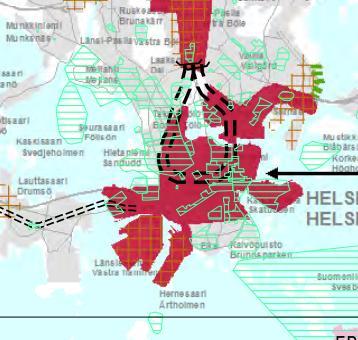 Yleiskaava Helsingin Yleiskaava 2002:ssa (tullut voimaan 19