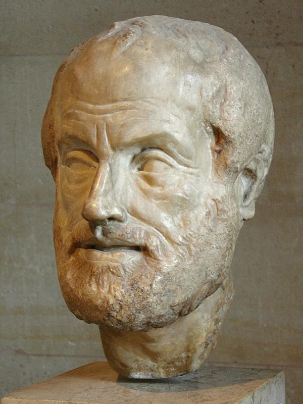 Teoreettisia juuria Aristoteles. Louvre.