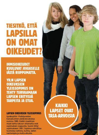 YK:n lapsen oikeuksien sopimus 20 vuotta Suojelu Protection Palvelut ja