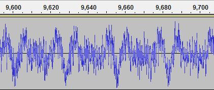 9 oleva näytteistystaajuus on 44,1 khz. Äänen analysoinnissa riittävä taajuus on huomattavasti pienempi, esimerkiksi 22 050 Hz tai 16 000 Hz. Kuva 1.