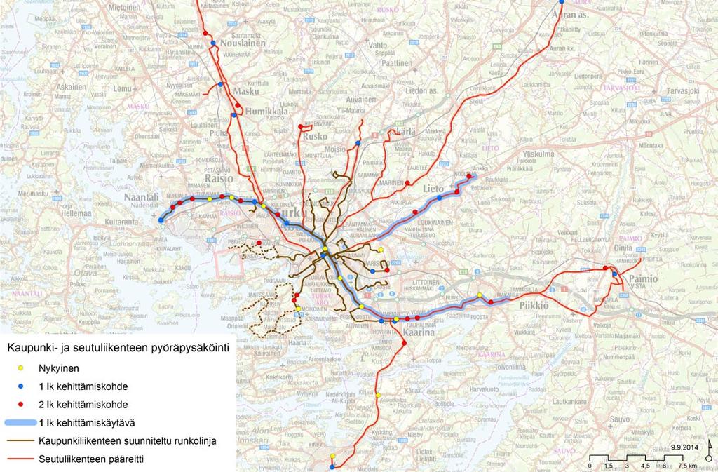 187, MH 17.11.2014 10:00 / Pykälän liite: Turun seudun rakennemallialueen liikennejärjestelmäs Sivu 86 31 Yhteiset lipputuotteet ovat edellytys joukkoliikenteen matkaketjujen lisääntymiselle.