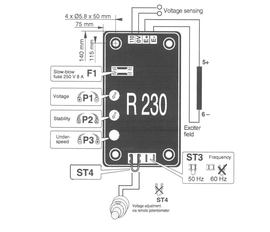 SQBU9236-02 49 Käyttöosa Jännitteensäätimet